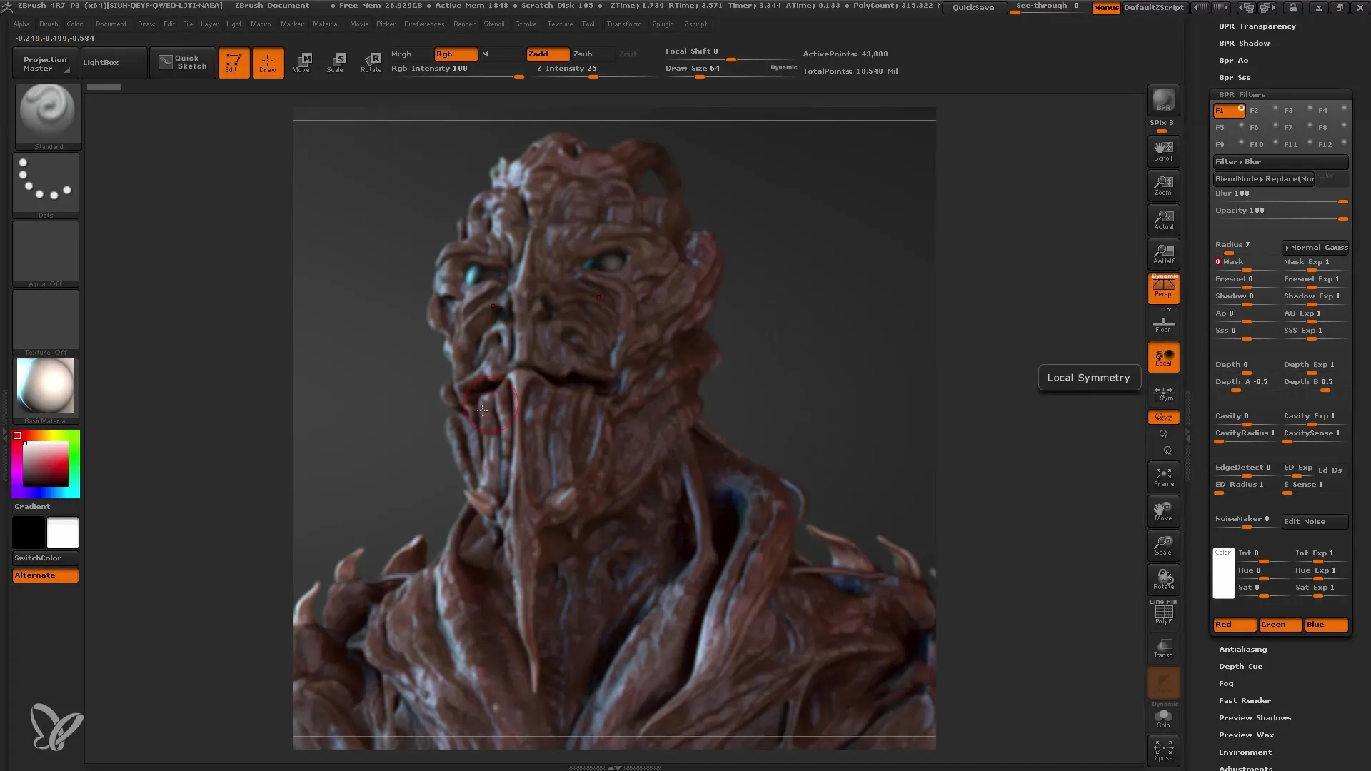 Rendering efektif di ZBrush untuk pemula