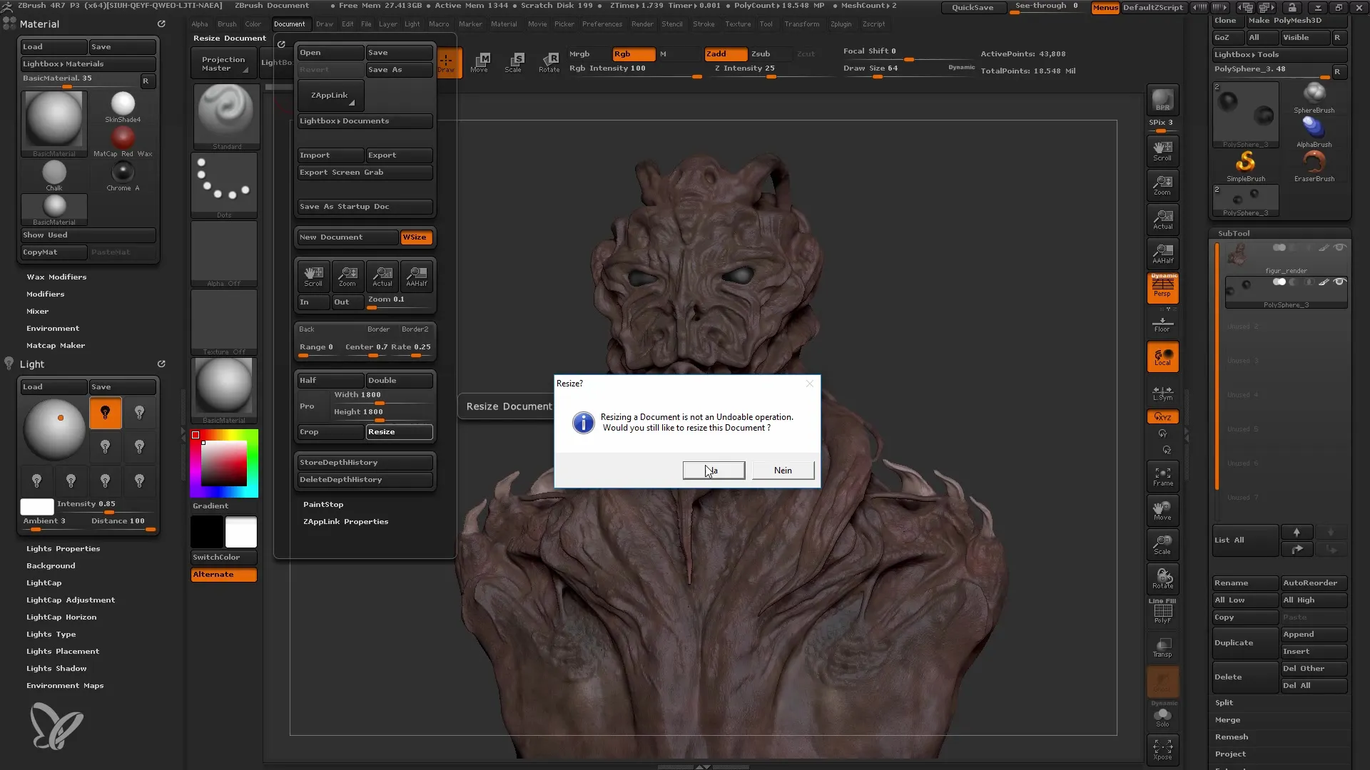 Effektives Rendering in ZBrush für Einsteiger