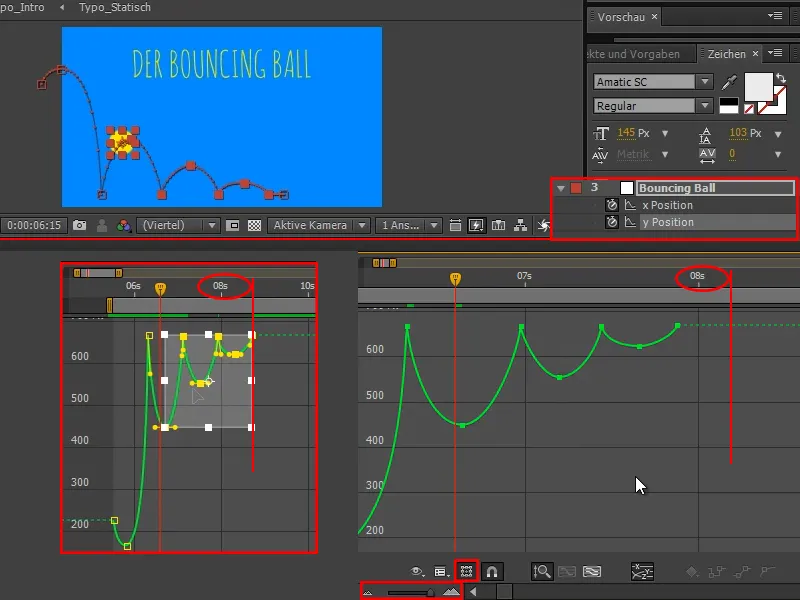 Animation leicht gemacht: Bouncing Ball - das Timing