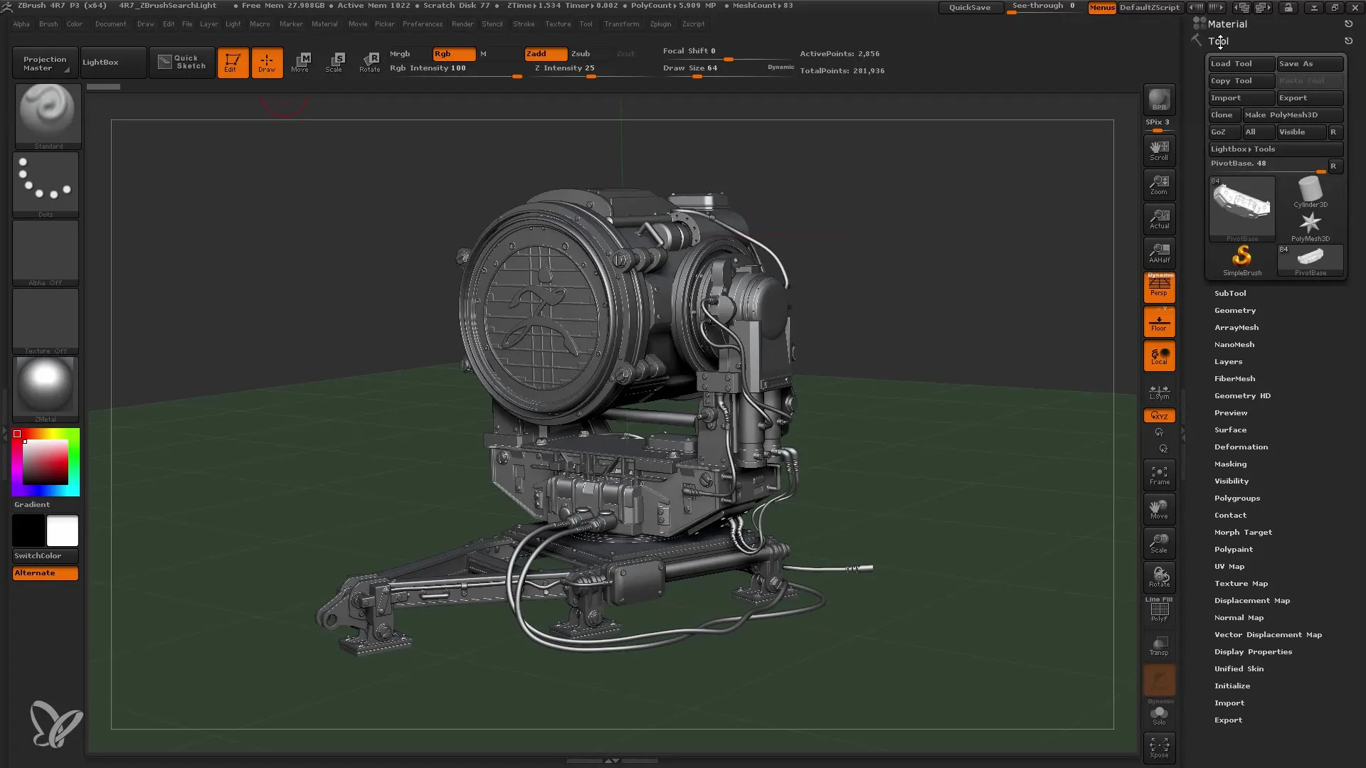 Struktur Menu ZBrush: Panduan untuk pemula tentang alur kerja yang efisien