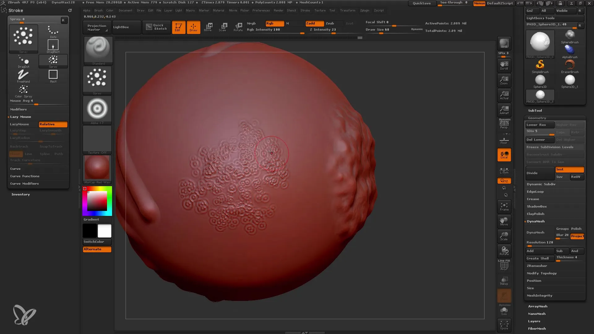 Otas programmā ZBrush: iestatījumi perfektām detaļām