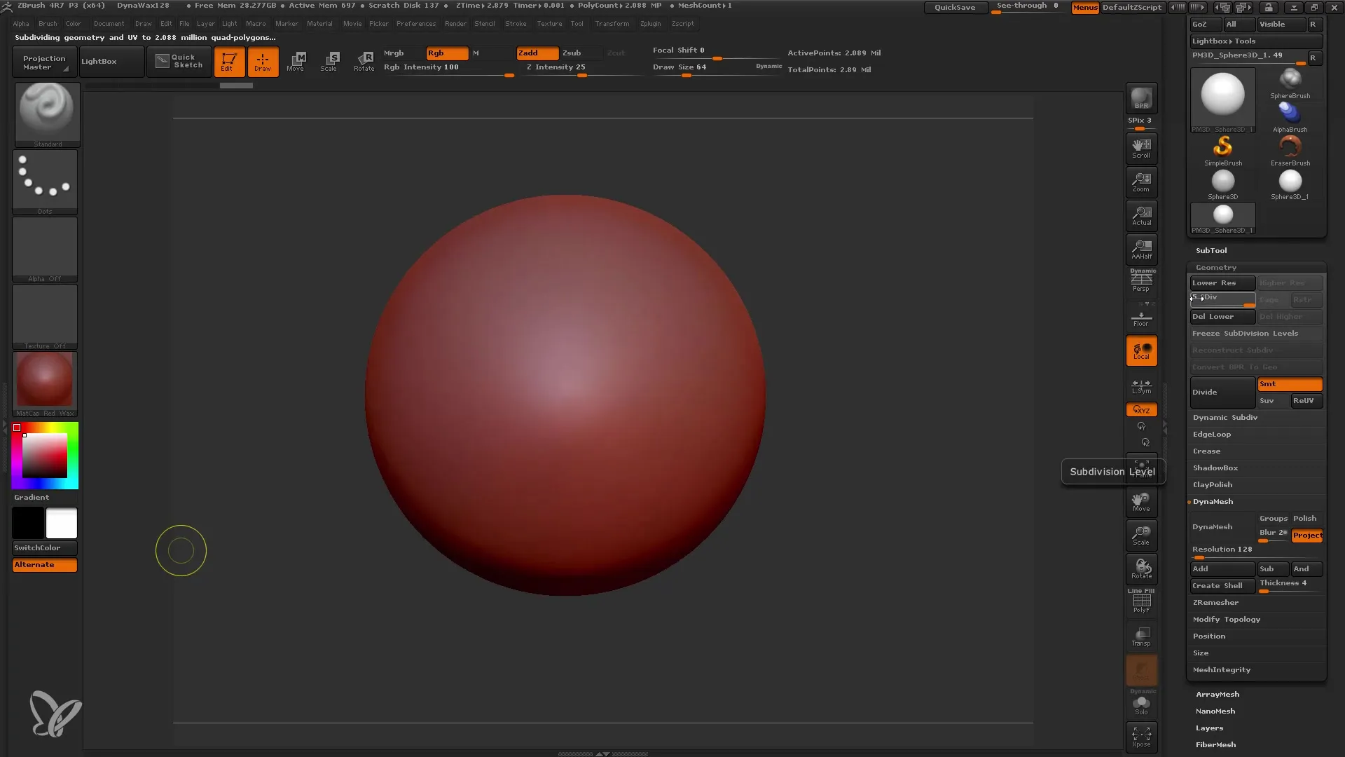 Otas programmā ZBrush: iestatījumi perfektām detaļām