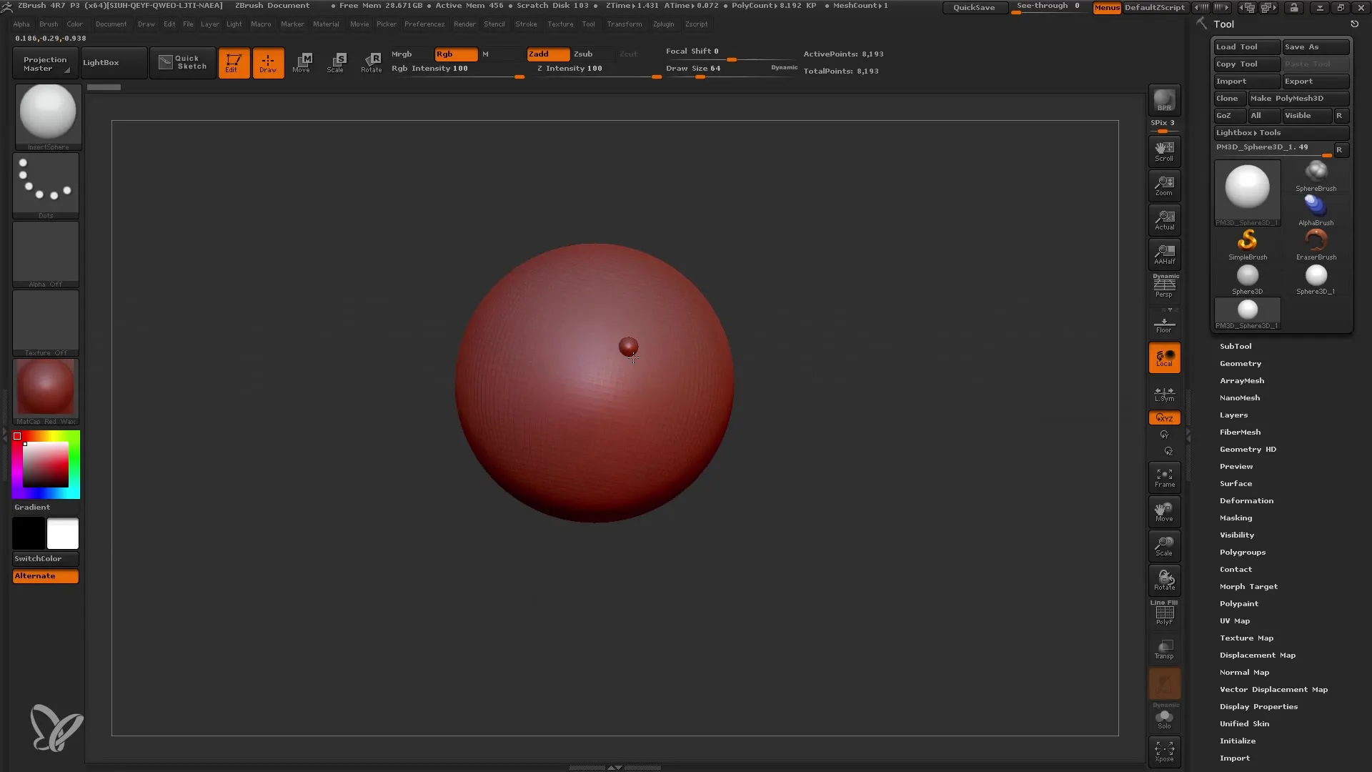 Memanfaatkan Sikat Insert dan Multi-Mesh ZBrush secara efektif