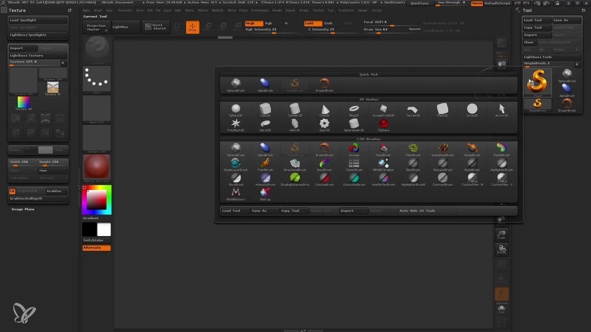 ZBrush Spotlight: Tekstureerimine tehtud lihtsaks