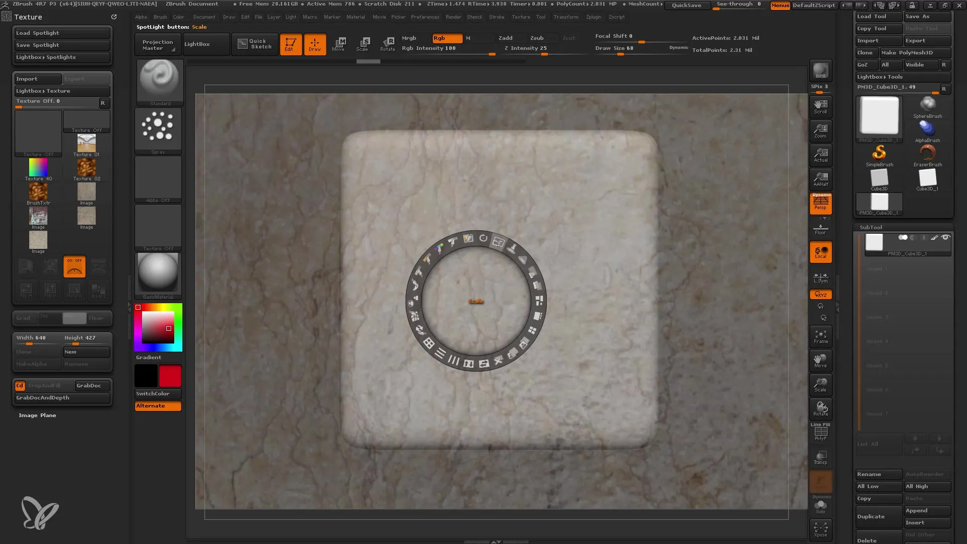 ZBrush Spotlight: Pemetaan tekstur yang mudah