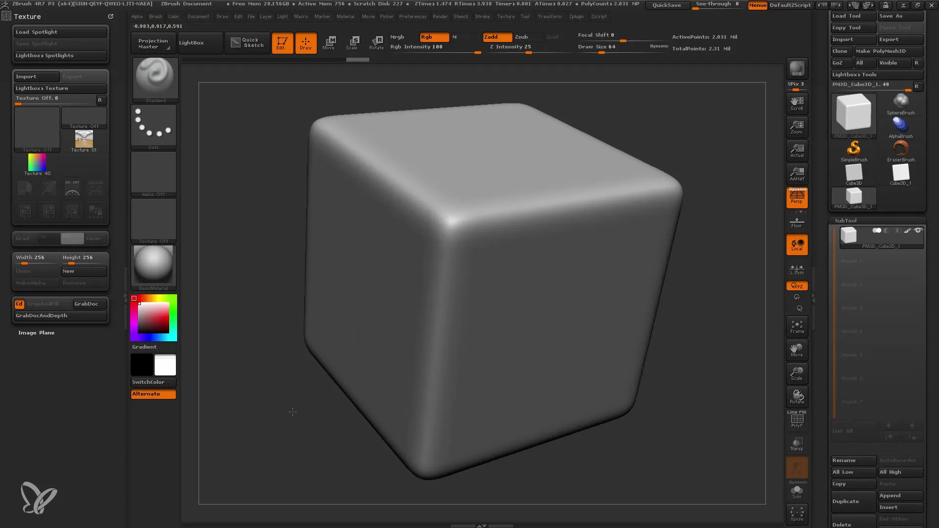 ZBrush Spotlight: Texturierung leicht gemacht