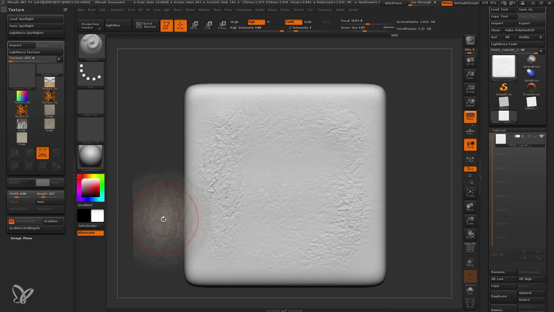 ZBrush Spotlight: Pemetaan tekstur yang mudah