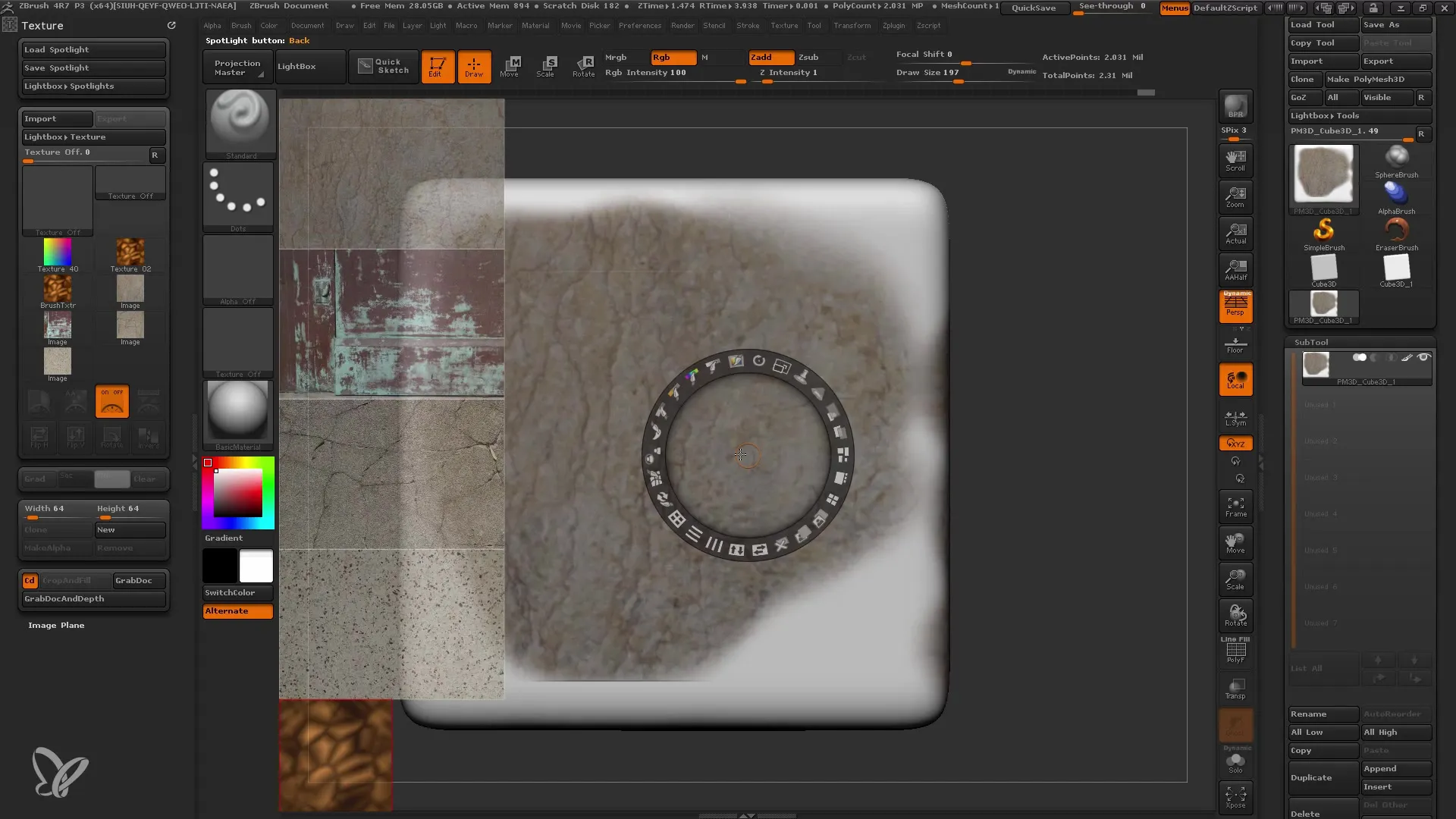 ZBrush Spotlight: Texturierung leicht gemacht