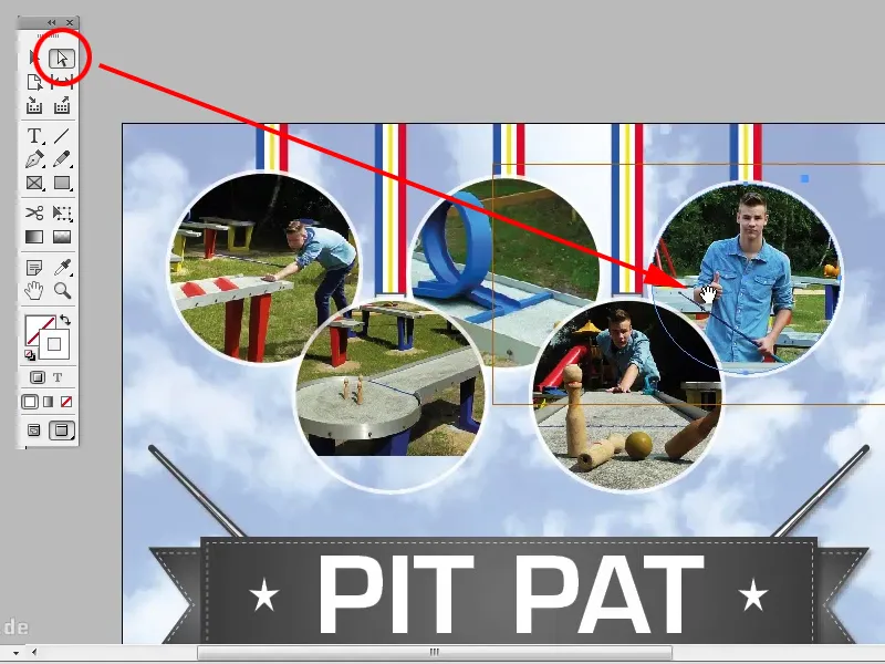 Tips & Tricks for Adobe InDesign: Content selection tool/Hide donut circle Tips & Tricks for Adobe InDesign: Content selection tool/Hide donut circle