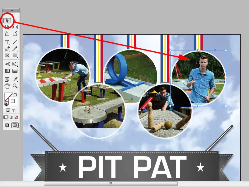 Tips & Tricks for Adobe InDesign: Content selection tool/Hide donut circle Tips & Tricks for Adobe InDesign: Content selection tool/Hide donut circle