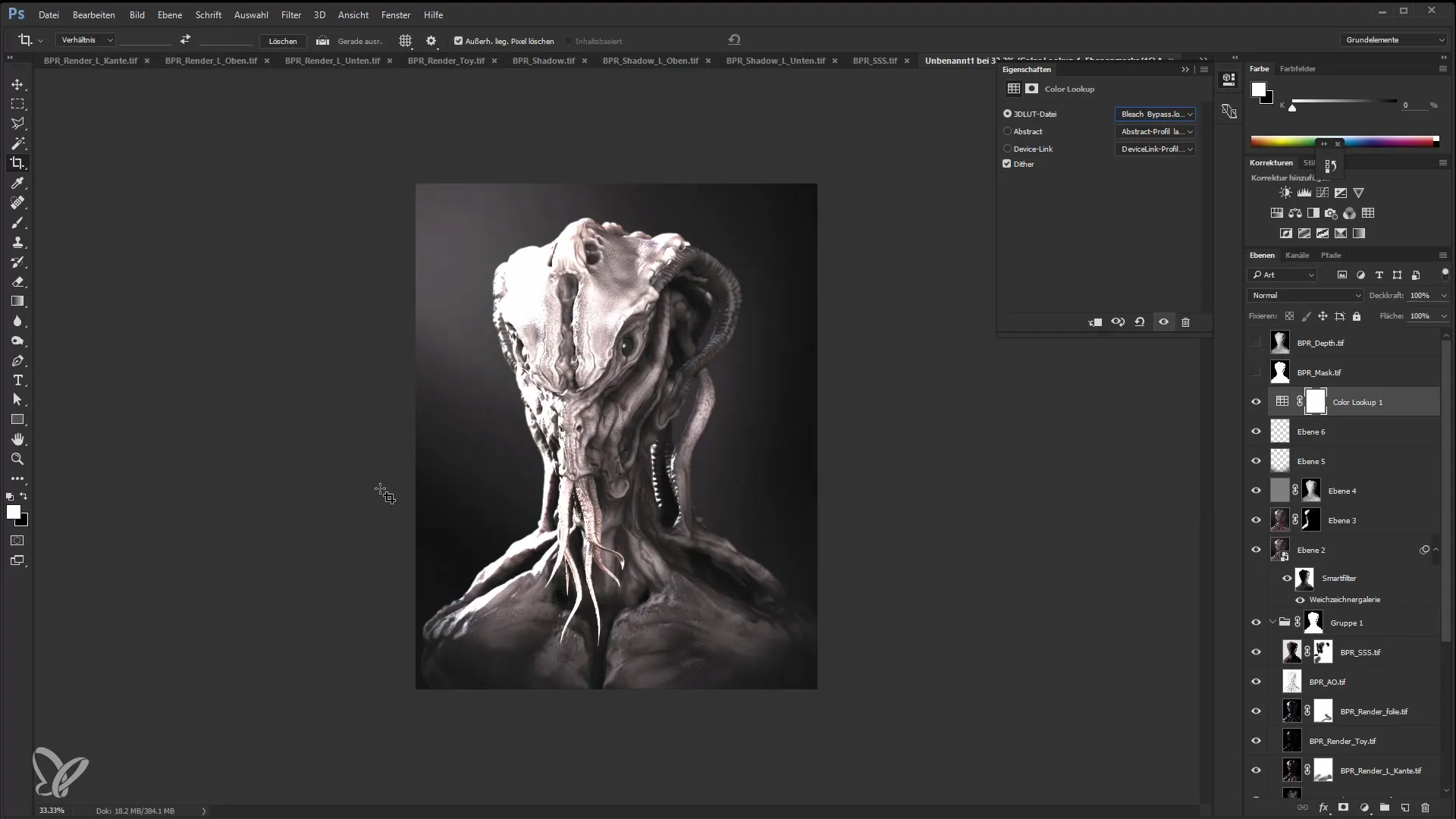 ZBrush und Photoshop Effekte - Dein Leitfaden für Profis