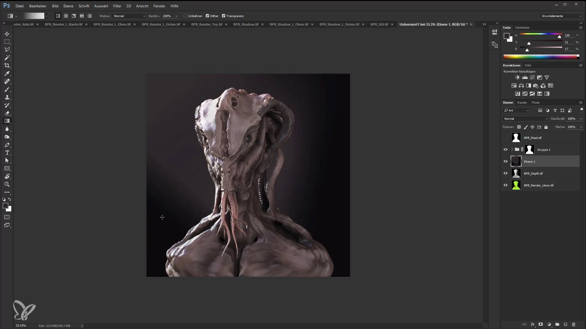 ZBrush ja Photoshopi efektid - Sinu juhend professionaalidele