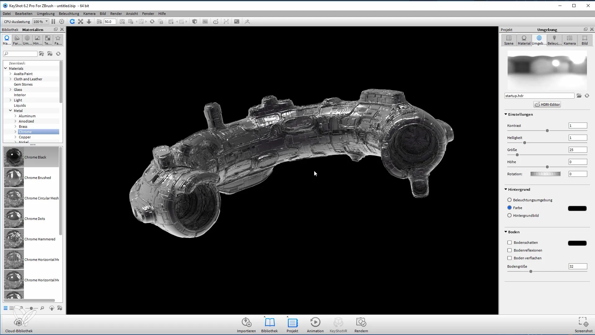 Efektīvi renderējiet ZBrush modeļus programmā Keyshot