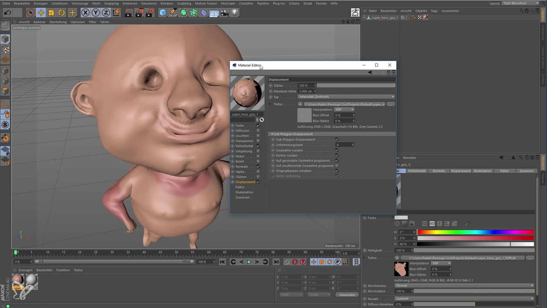 Rendering dalam Cinema 4D dengan GoZ untuk pemula