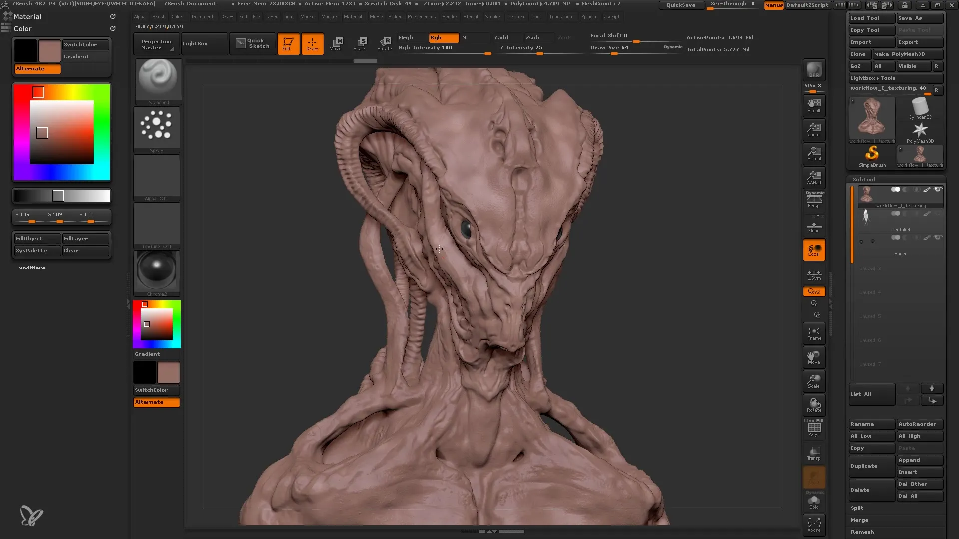 ZBrush tekstuurimine algajatele: Nii see tehakse