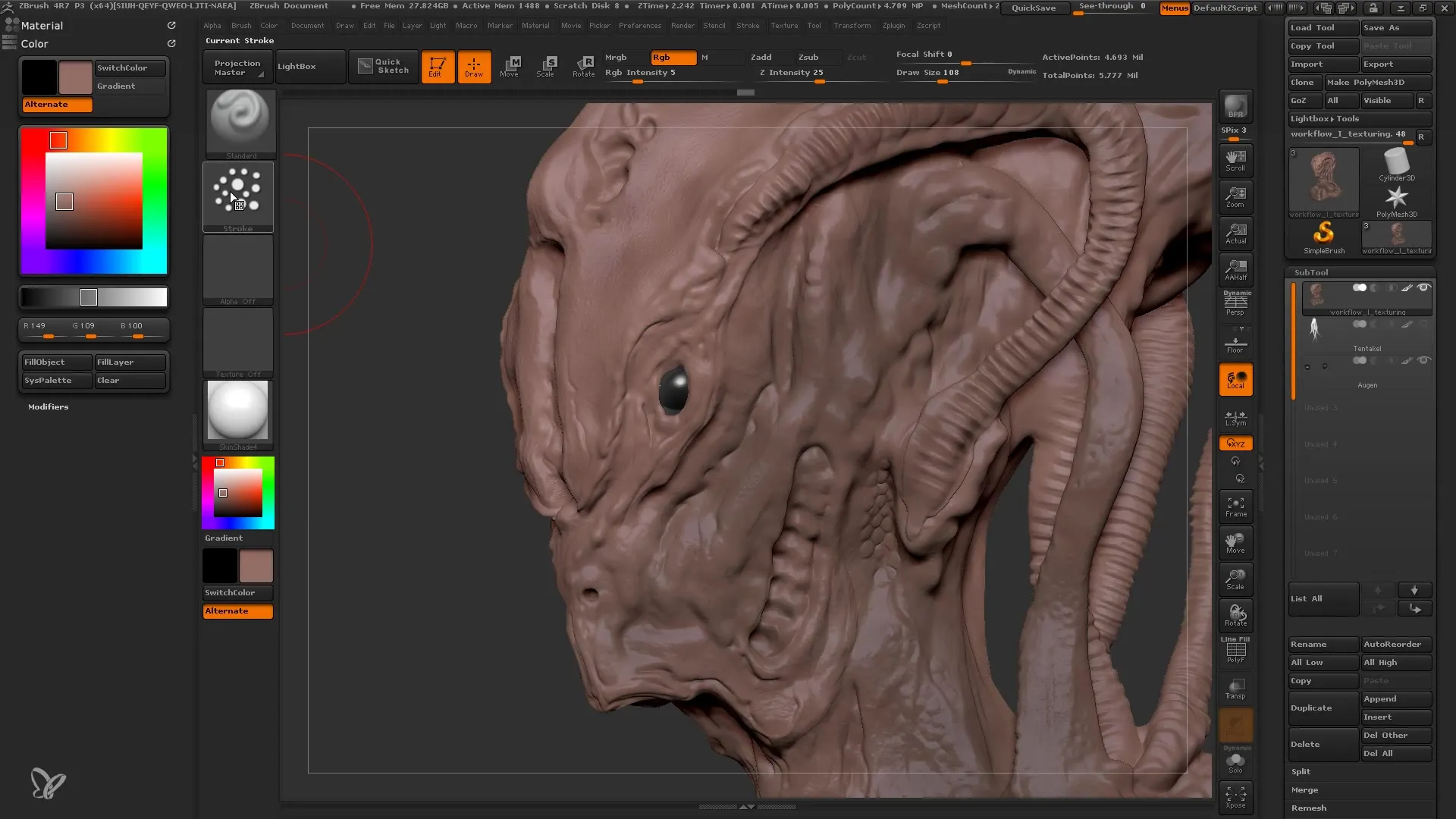 ZBrush teksturēšana iesācējiem: kā tas tiek darīts