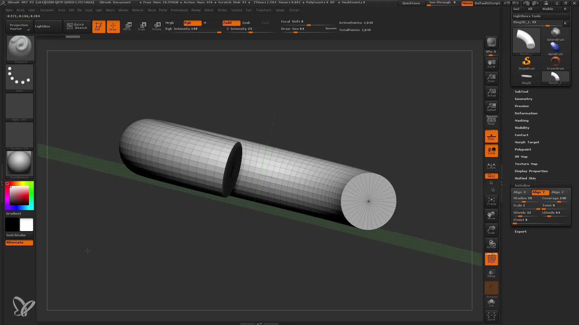 ZBrush zemas polimērmasas modelēšana kļūst vienkārša