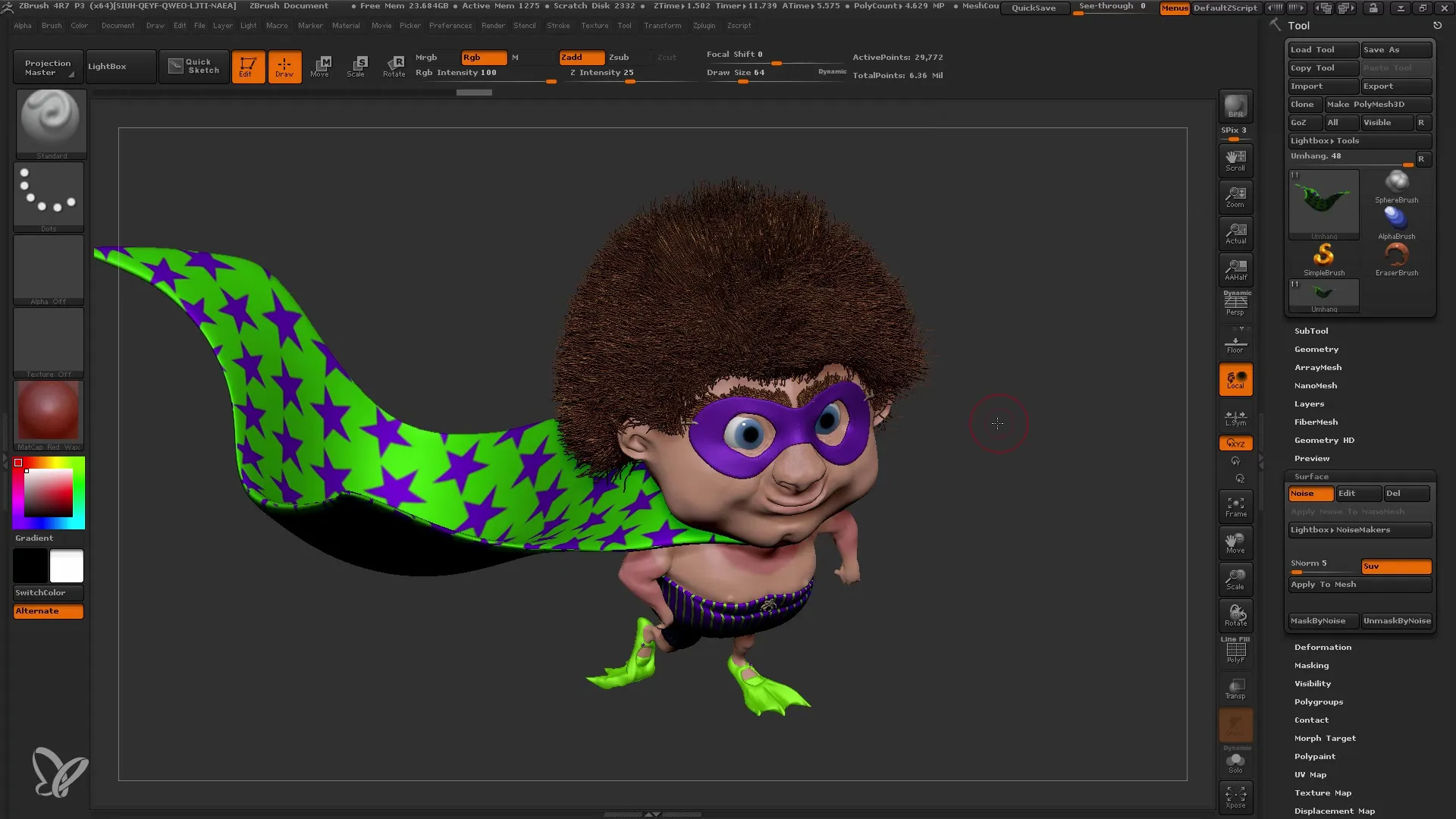 ZBrush Renderiranje v Keyshotu preprosto pojasnjeno