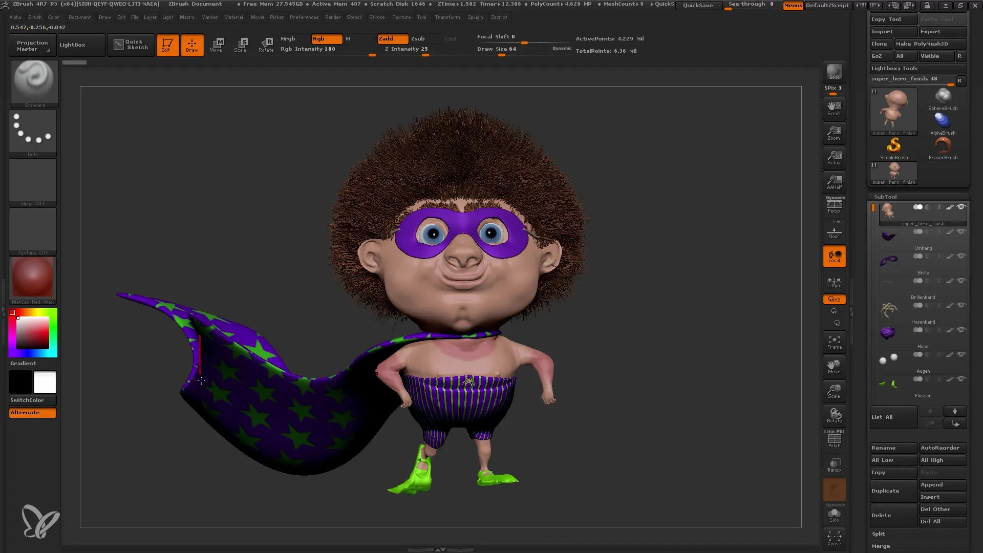 Rendering ZBrush di Keyshot dijelaskan secara sederhana