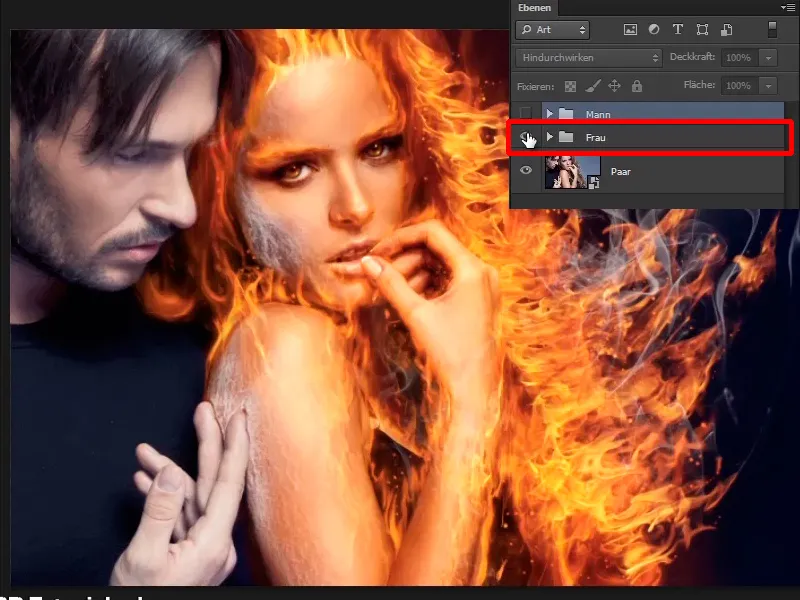 Photoshop-Composing - Api dan Es - Bagian 11 - Kabut Es dan Penyesuaian Warna