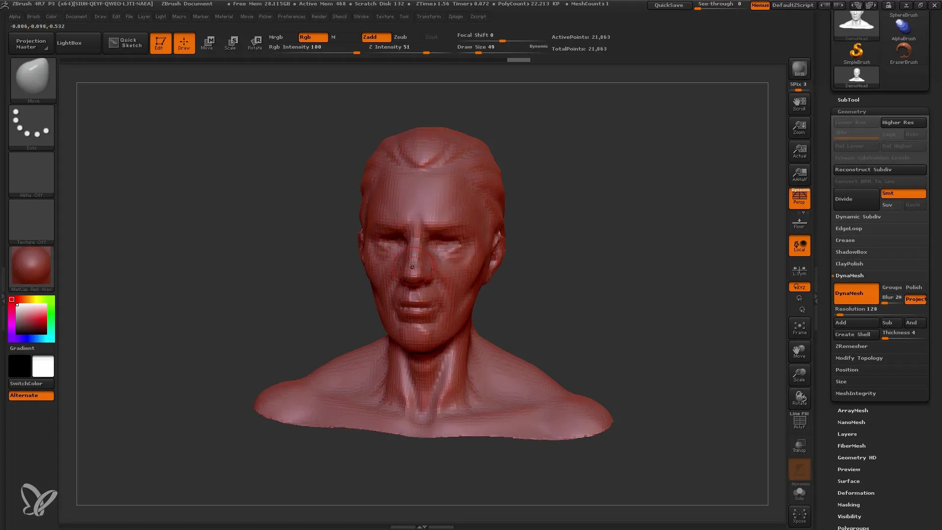 ZBrush Dynamesh za začetnike: Začetni delovni tok