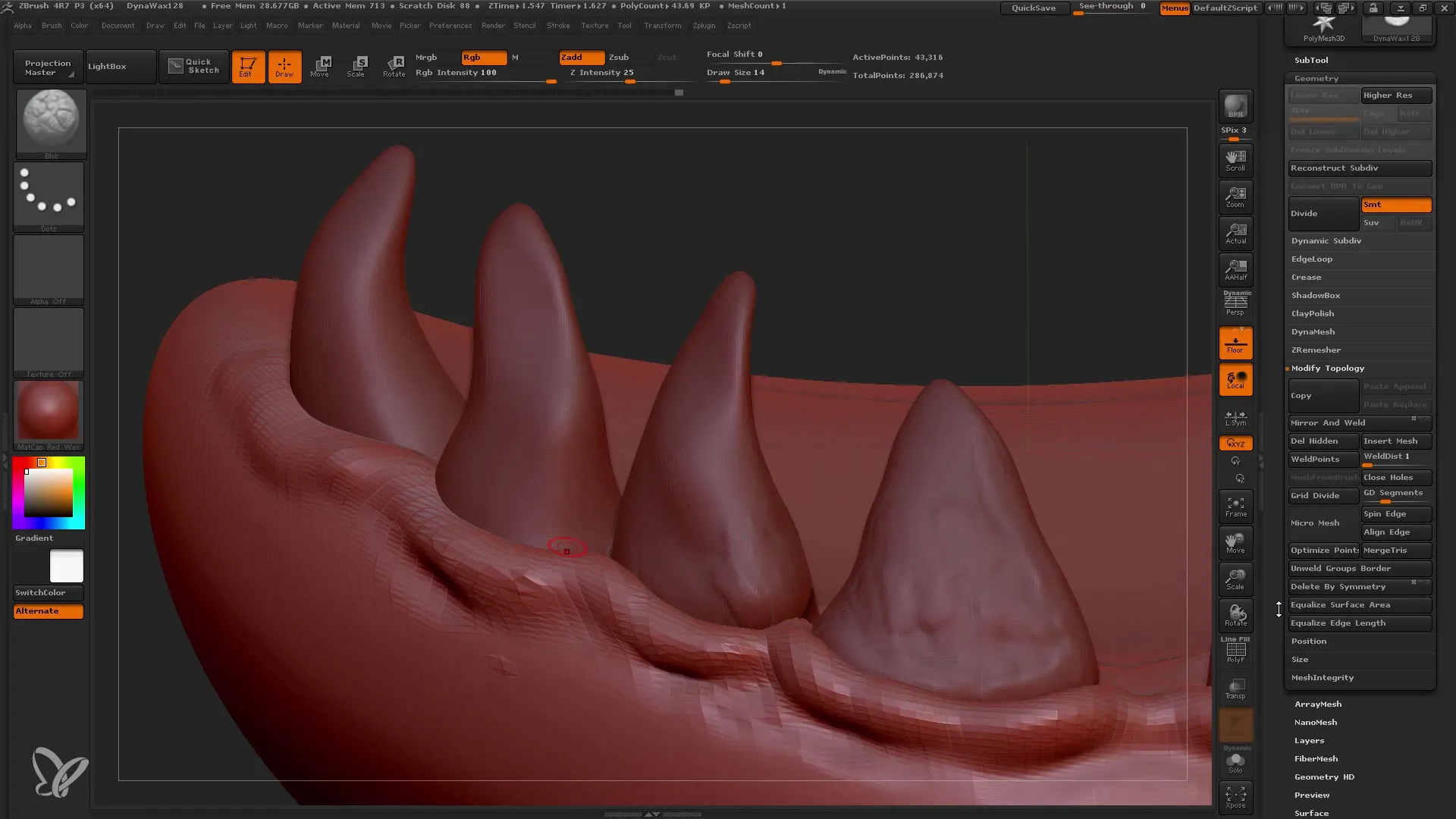 Gambaran singkat tentang berbagai kuas penting di ZBrush untuk pemula