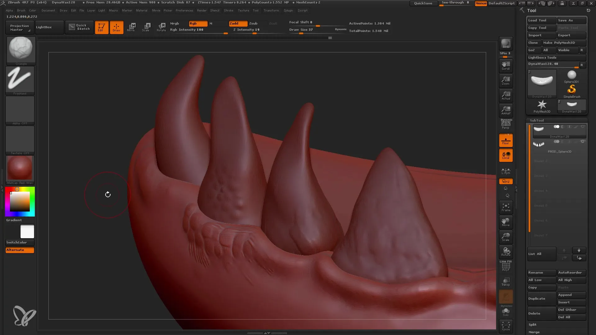 Pregled pomembnih čopičev v ZBrush za začetnike