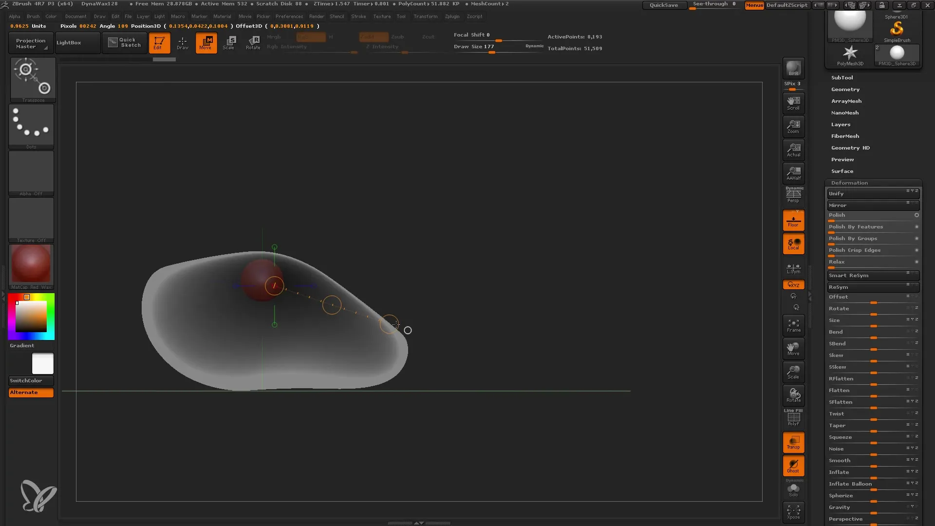 Pregled pomembnih čopičev v programu ZBrush za začetnike