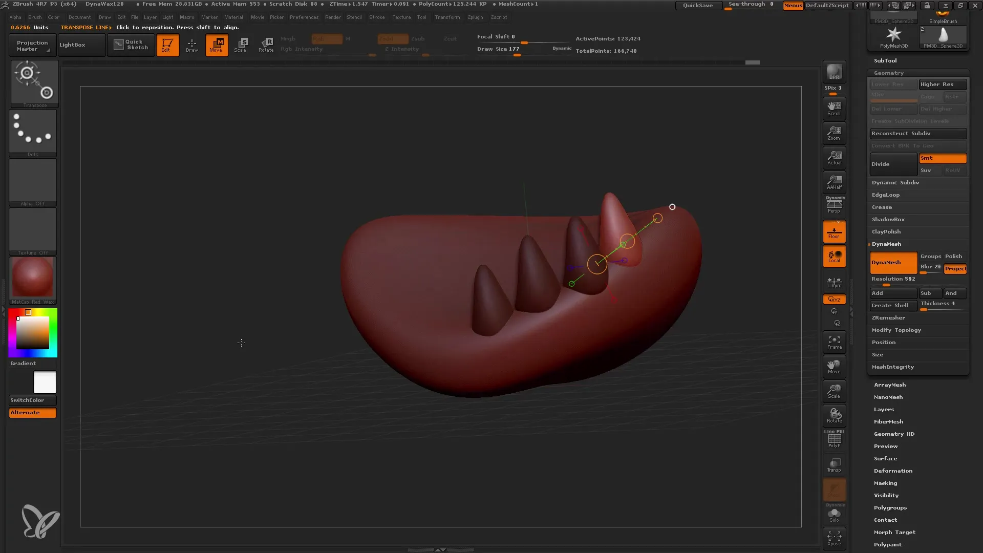 Übersicht über wichtige Brushes in ZBrush für Einsteiger