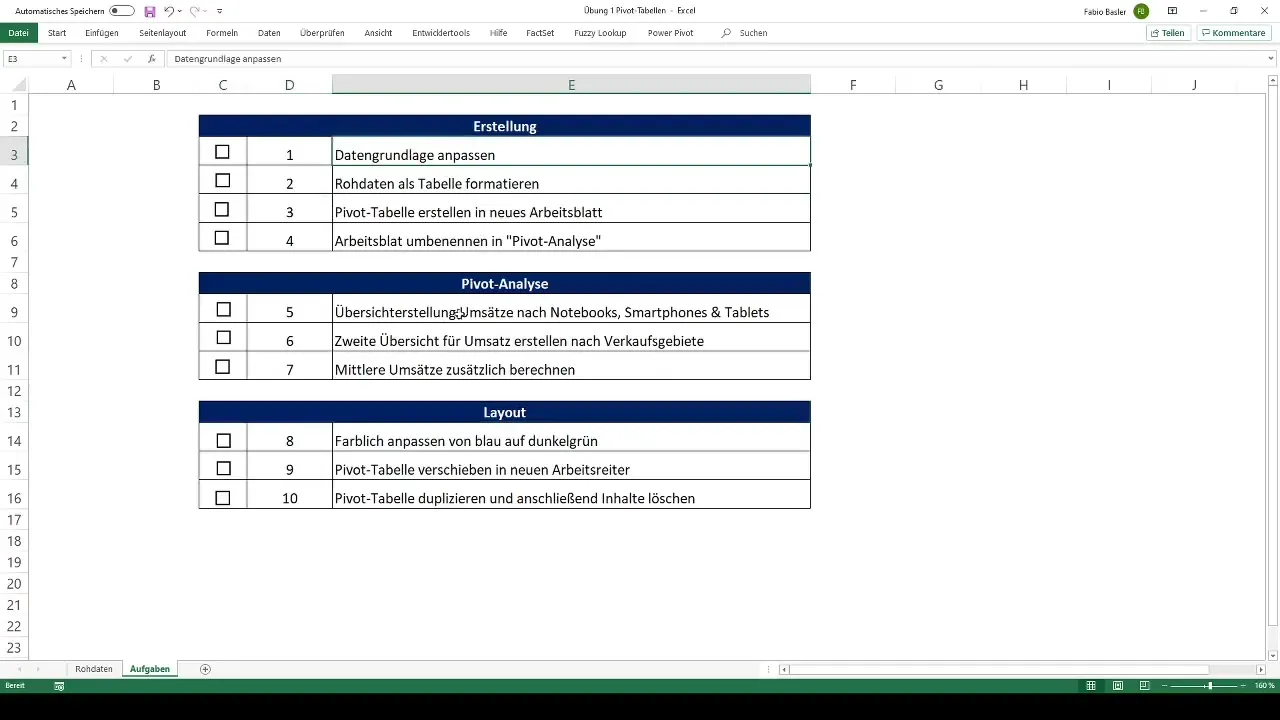 Exercițiu practic despre tabele pivot în Excel