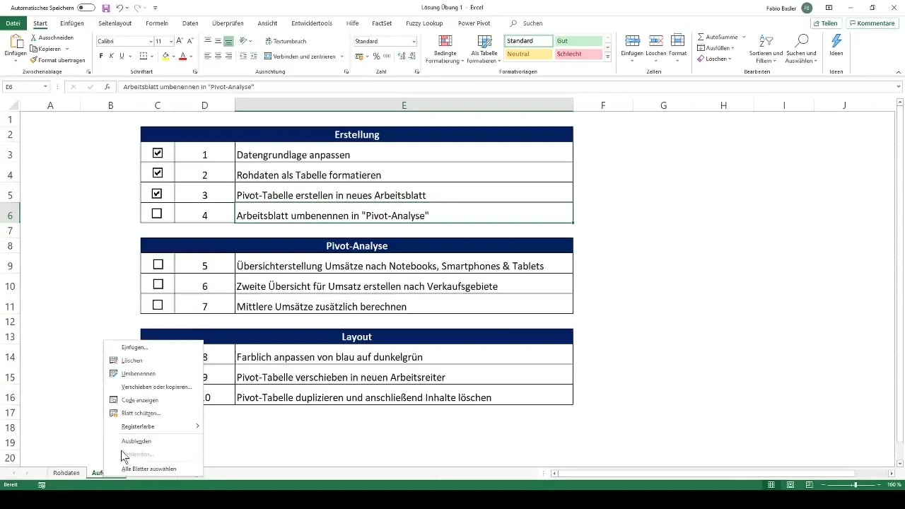 Criar e personalizar eficazmente tabelas dinâmicas no Excel