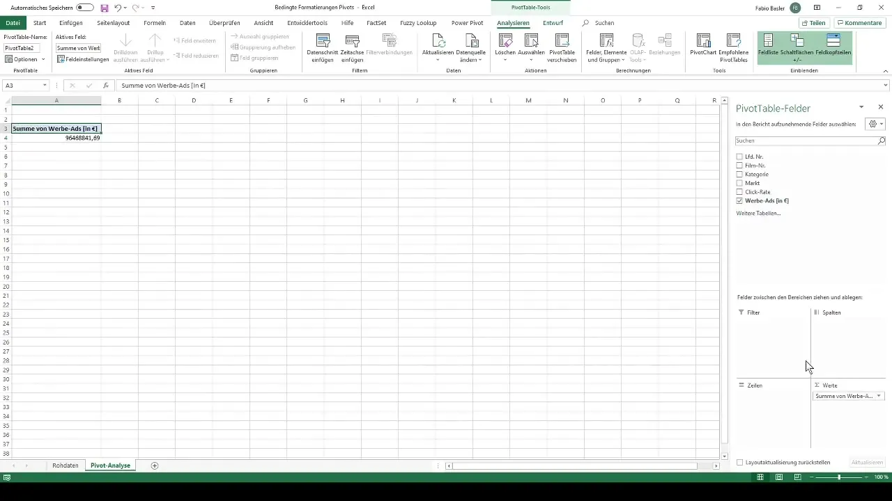 Effectively use conditional formatting in pivot tables