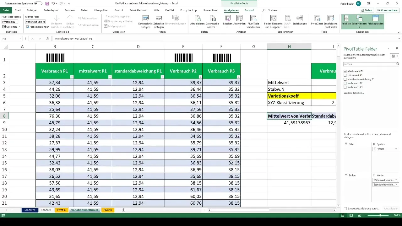 Memanfaatkan kolom terhitung dalam tabel Pivot Excel secara efektif