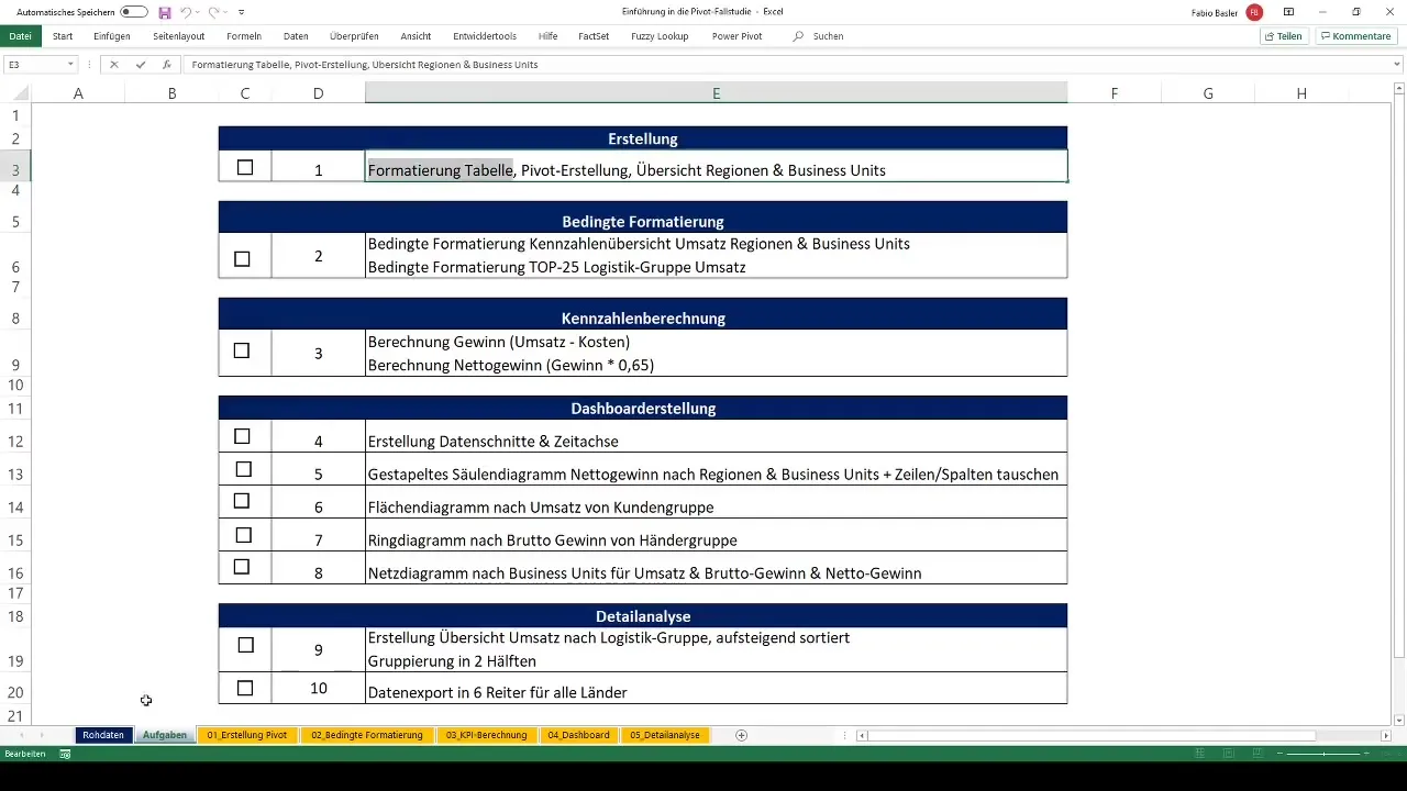 Create and analyze effective pivot tables in Excel