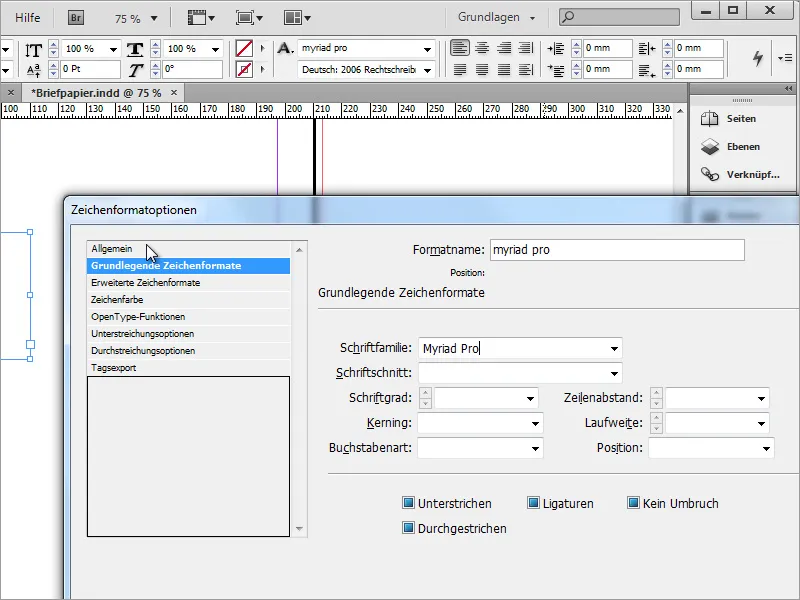 Zaprojektować papier firmowy w klasycznym/modernym i zabawnym stylu w programie Adobe InDesign.