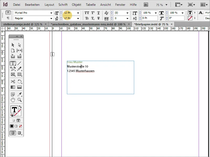 Zaprojektować papier firmowy w stylu klasycznym/nowoczesnym i kreatywnym w programie Adobe InDesign.