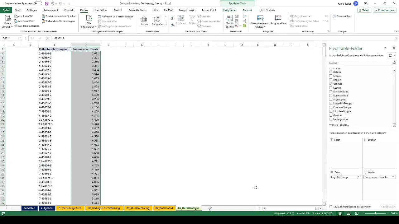 Pivot tables in Excel: Efficient data preparation and export