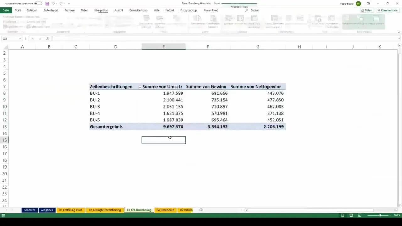 Create and use pivot tables in Excel easily