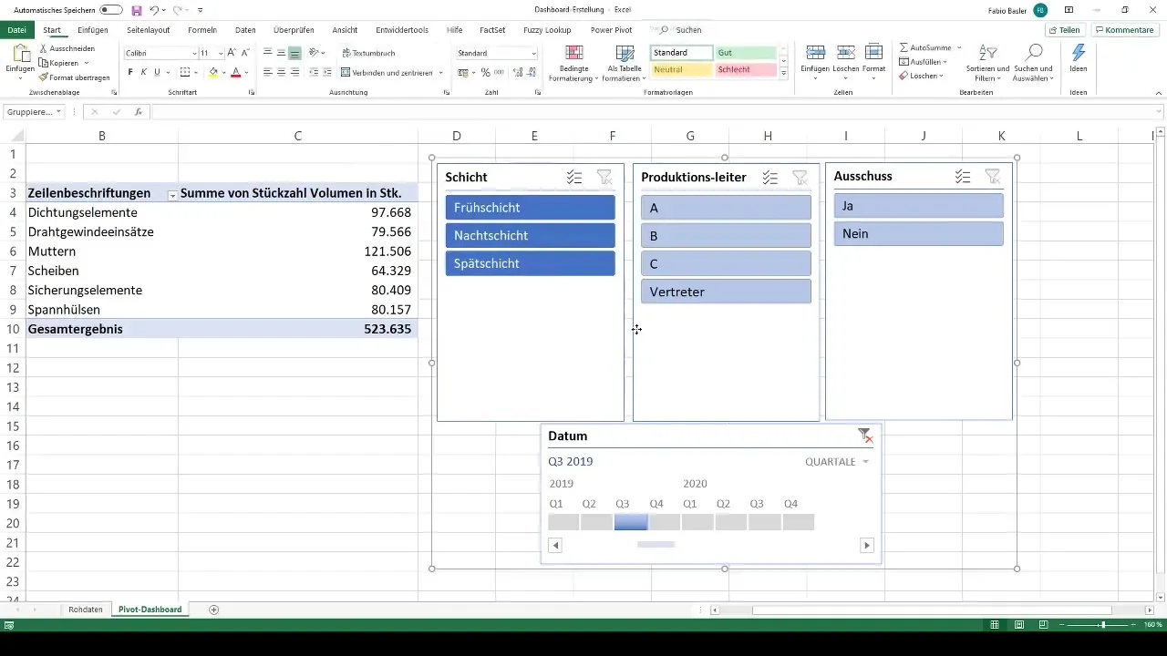 Criar um painel de controlo profissional do Excel com tabelas dinâmicas