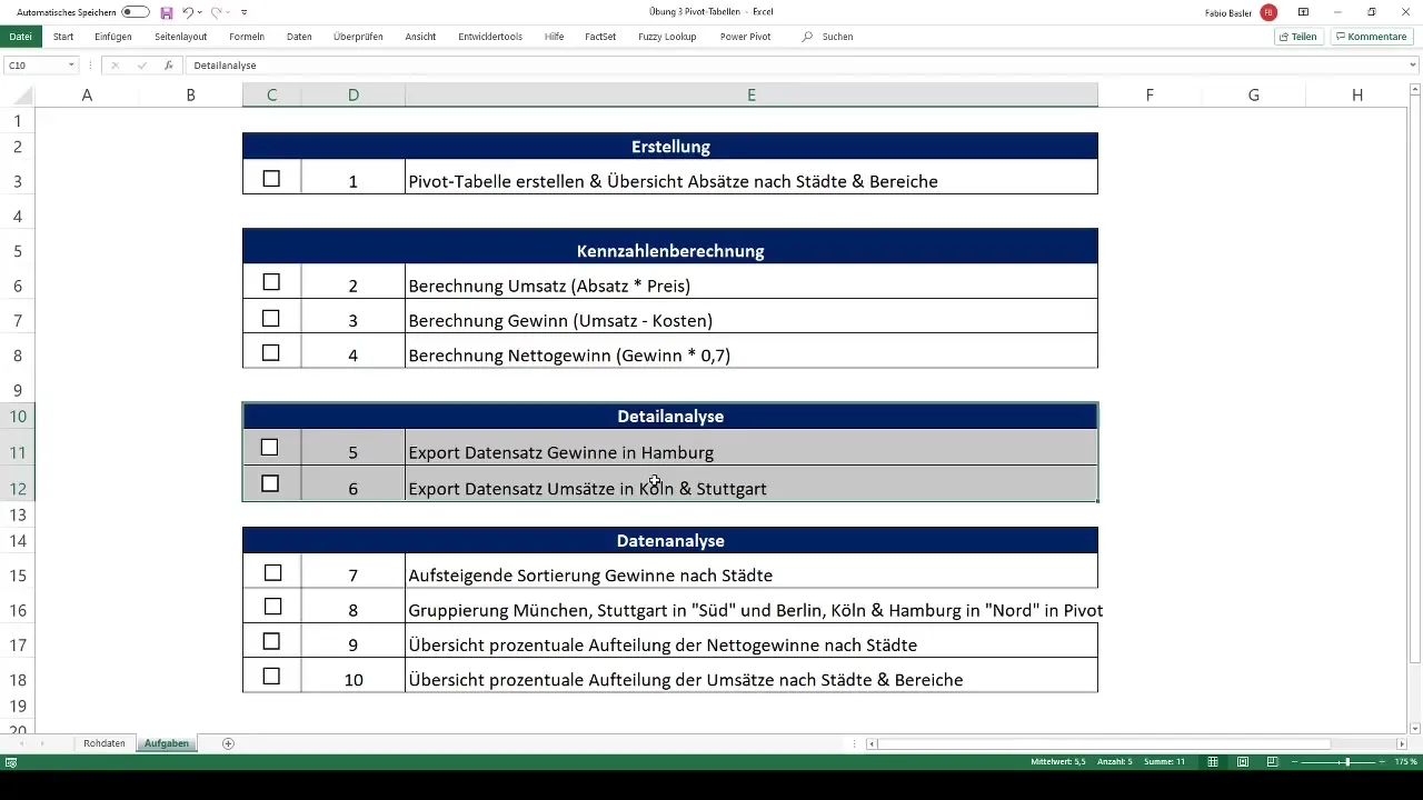 Membuat dan menganalisis tabel pivot di Excel