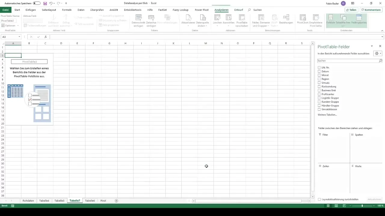 Mengoptimalkan analisis detail pada tabel Pivot di Excel