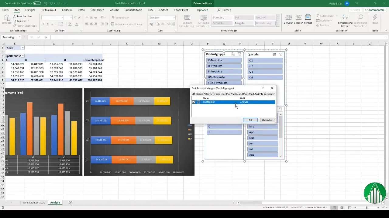 Memanfaatkan potongan data secara efektif dalam tabel Pivot Excel