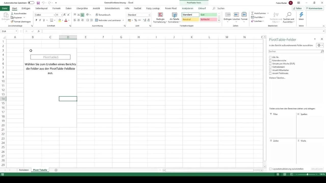 Criar a sua primeira tabela dinâmica no Excel