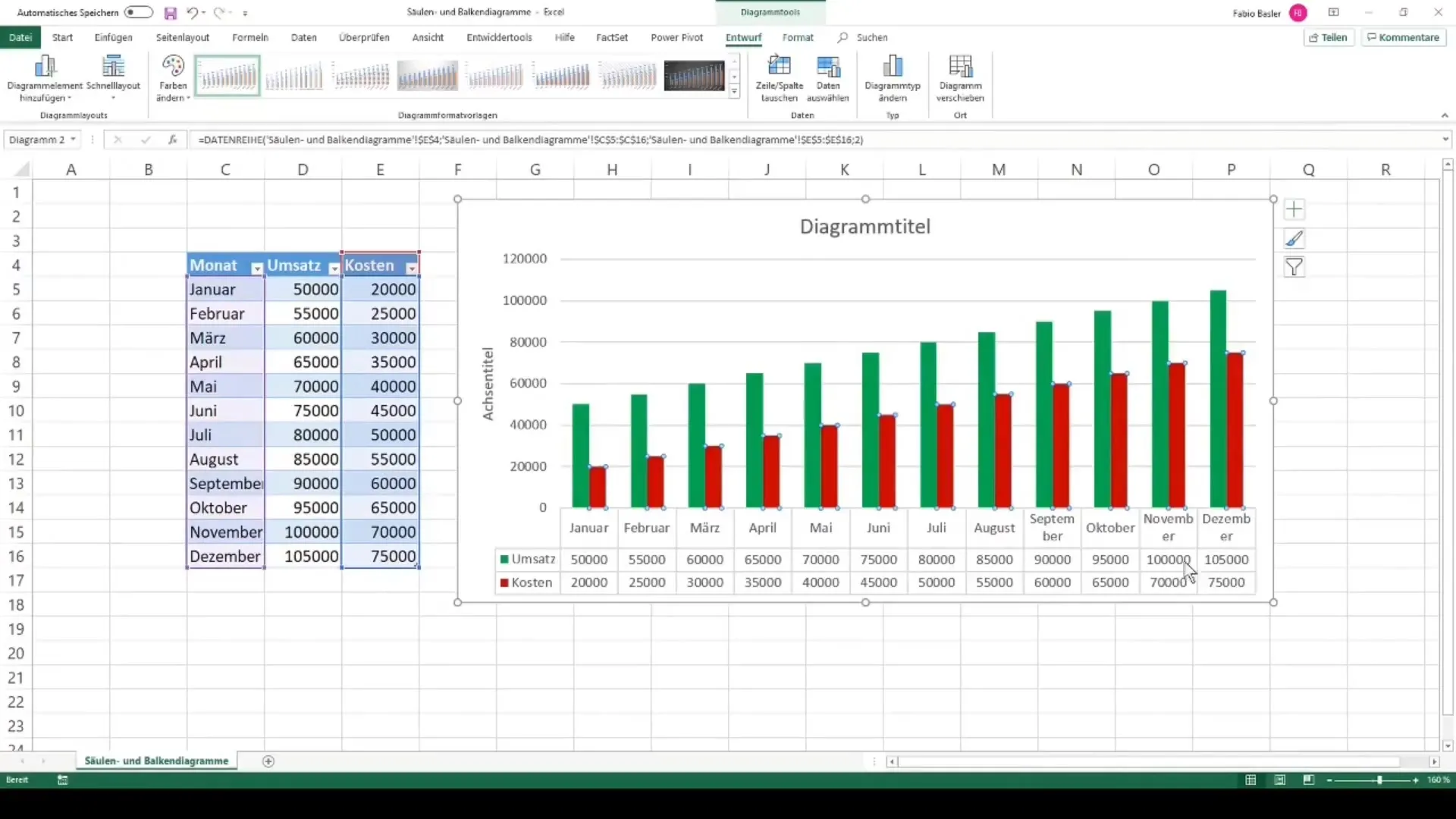 Membuat diagram di Excel: Panduan langkah demi langkah Anda