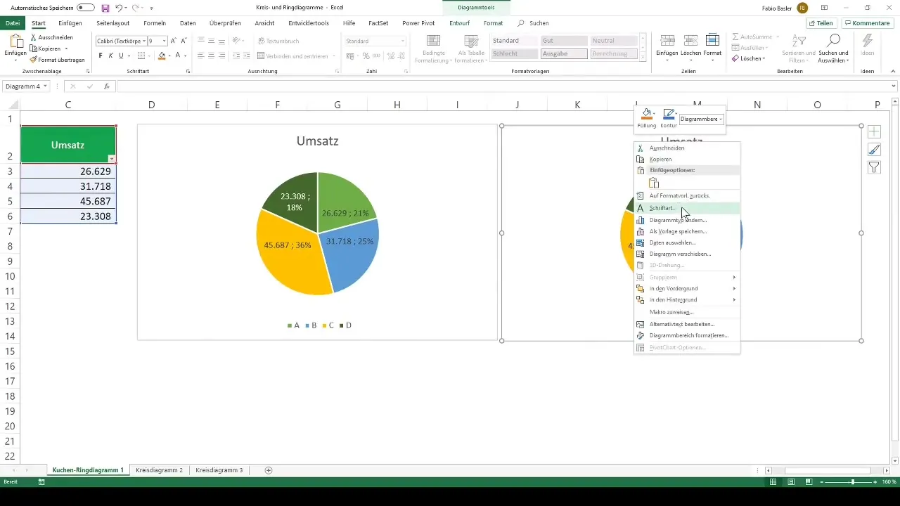 Visualiser cirkel- og ringdiagrammer effektivt i Excel