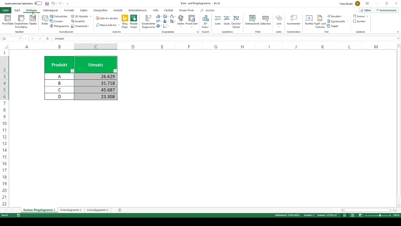 Membuat diagram lingkaran dan cincin yang efektif di Excel