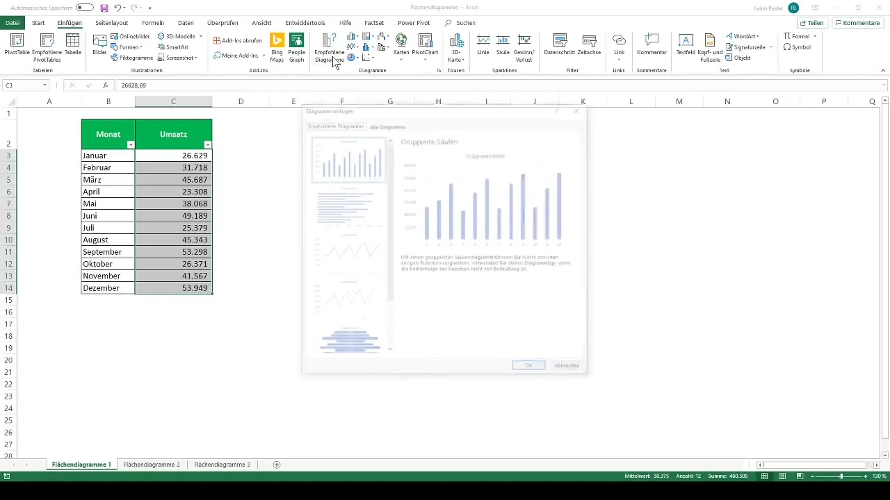 Створення діаграм площ у Excel легко