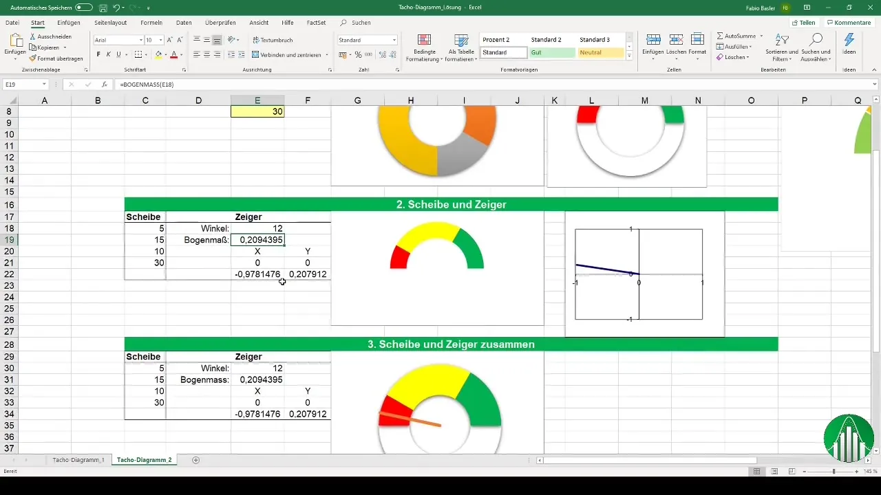 Tahhografidiagramm Excelis: nii lood selle kiiresti