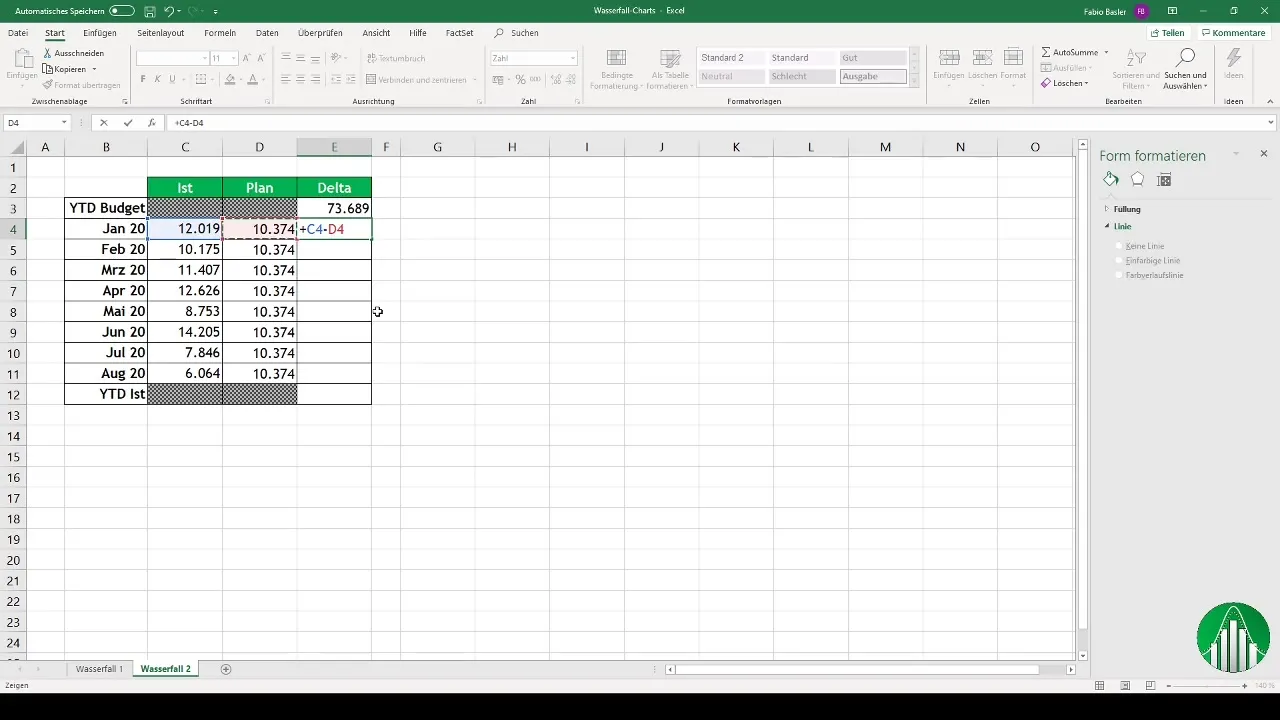 Membuat diagram waterfall di Excel: Panduan langkah demi langkah