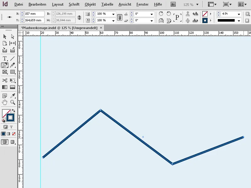 Narzędzia ścieżki w programie InDesign